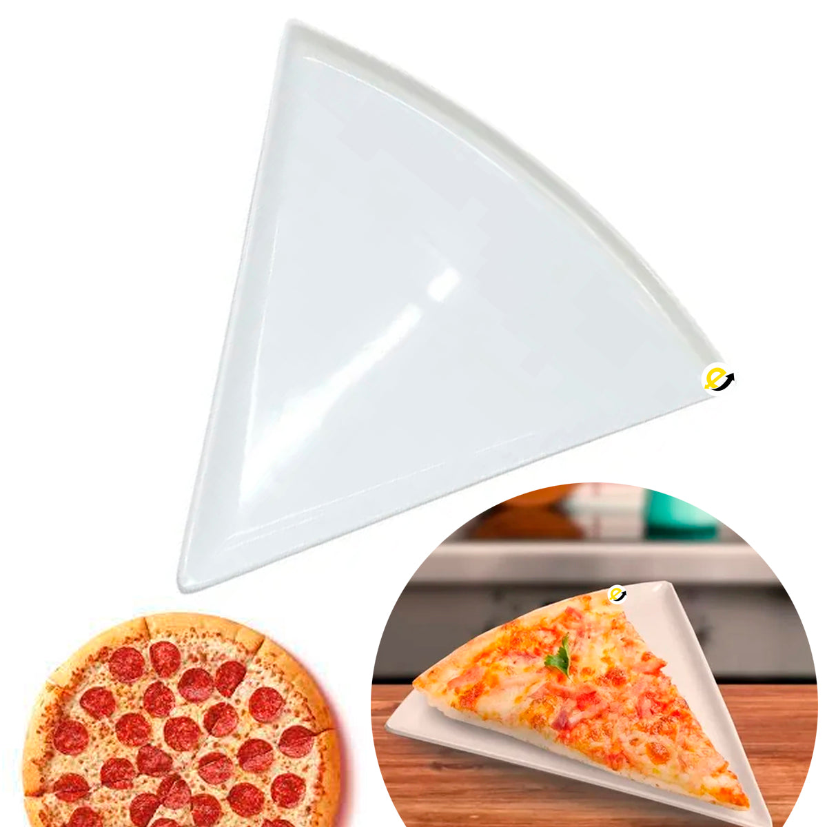 Plato para pizza pequeño en Melamina de 21cm – e siete company s.a.s.