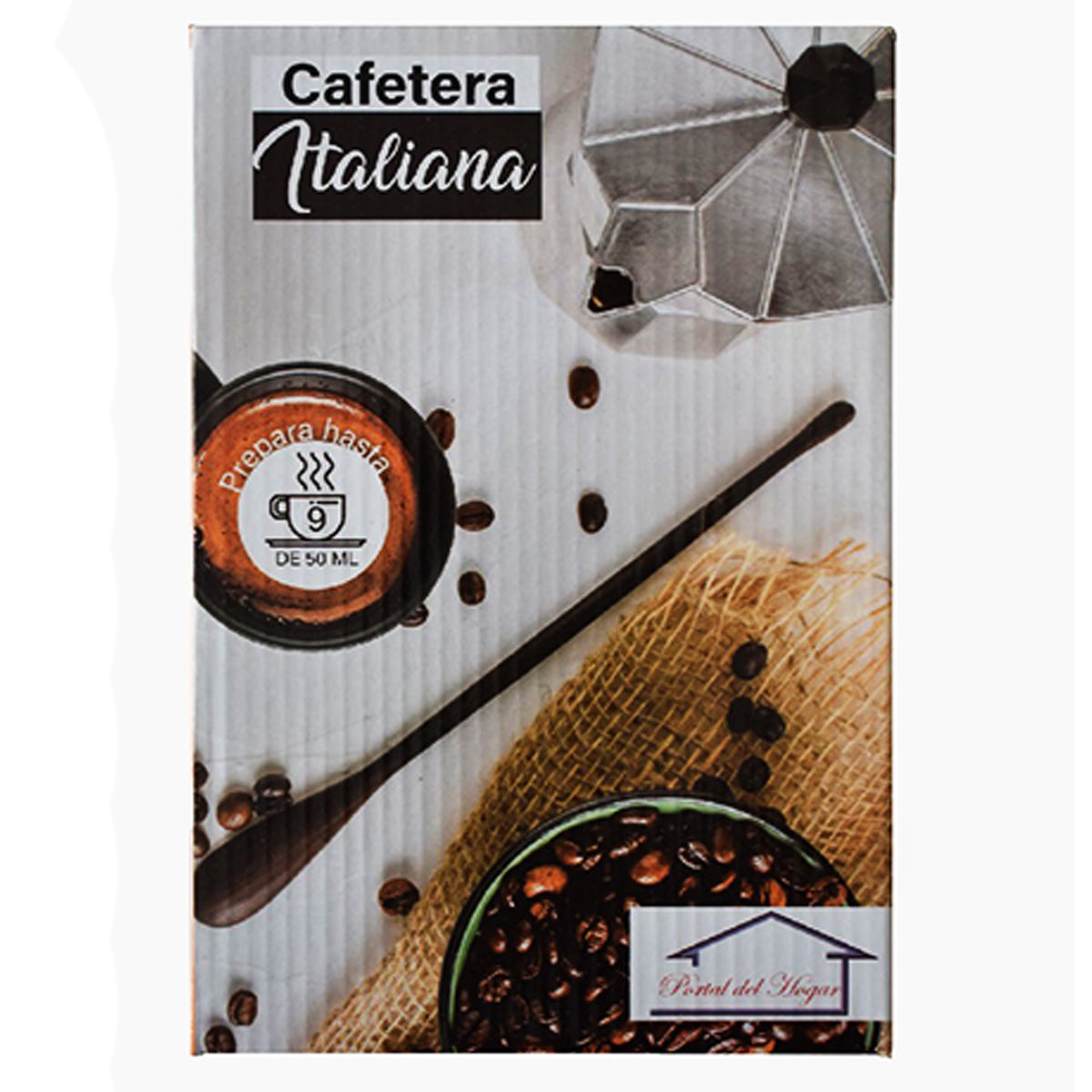 Cafetera Italiana Aluminio 9 Tazas - EDM - Respira de compres al Ripollès